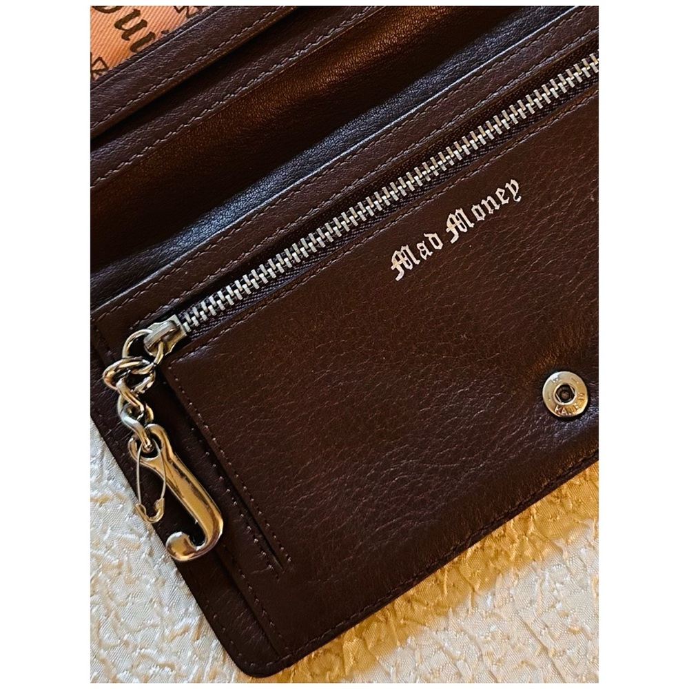 Vintage Juicy Couture Credit Card Wallet Y2K Pink Brown - Picture 5 of 9